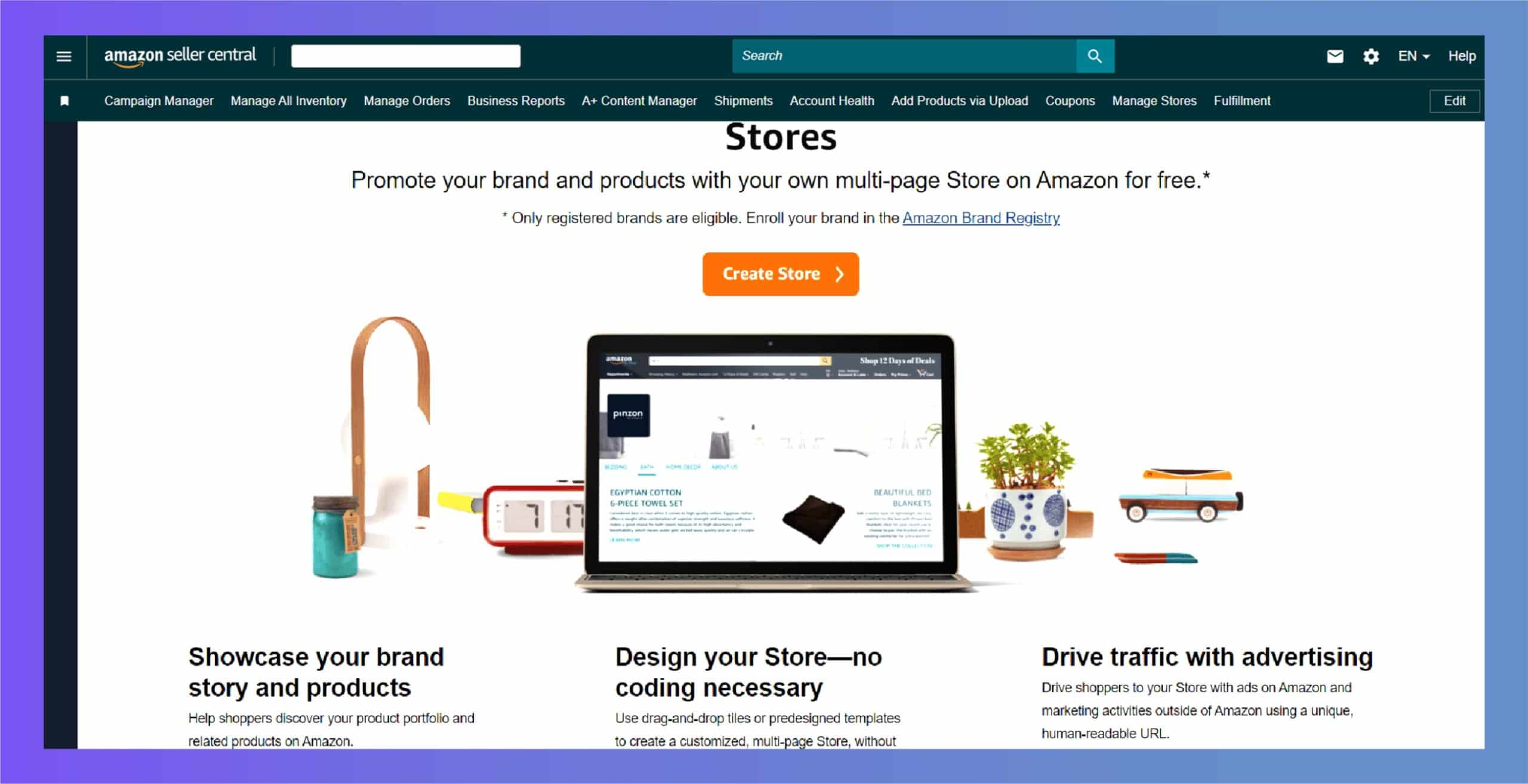 Amazon Store Setup