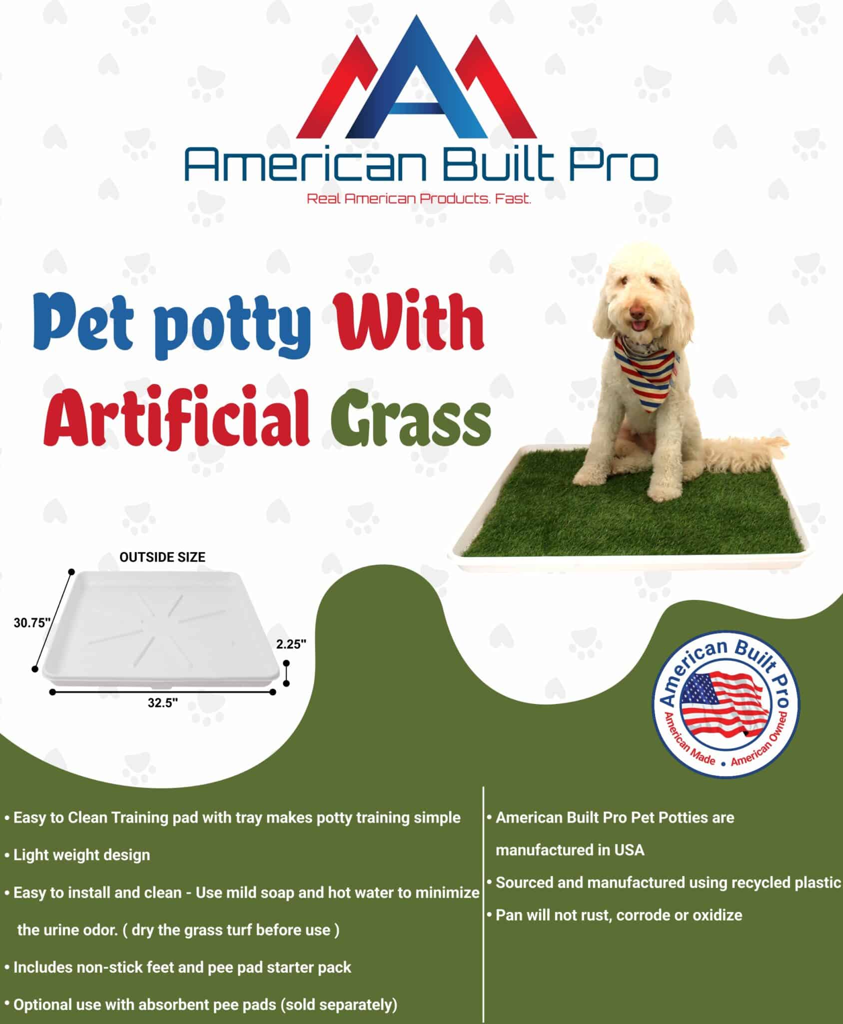 Petpotty With Artif-Grass