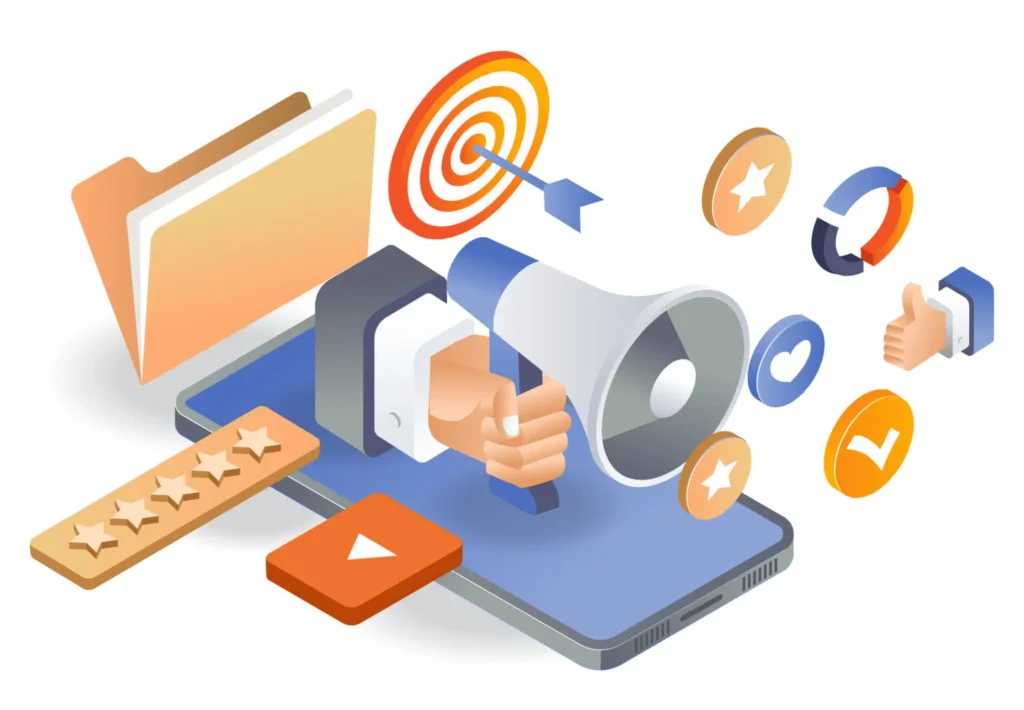 Digital Marketing - Isometric
