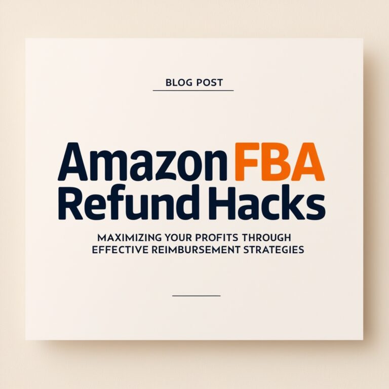 Amazon FBA Refund Hacks: Maximizing Your Profits Through Effective Reimbursement Strategies