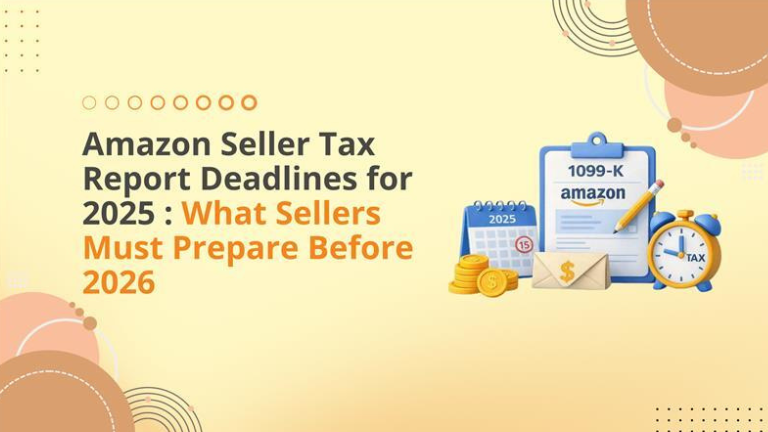 Amazon seller tax report